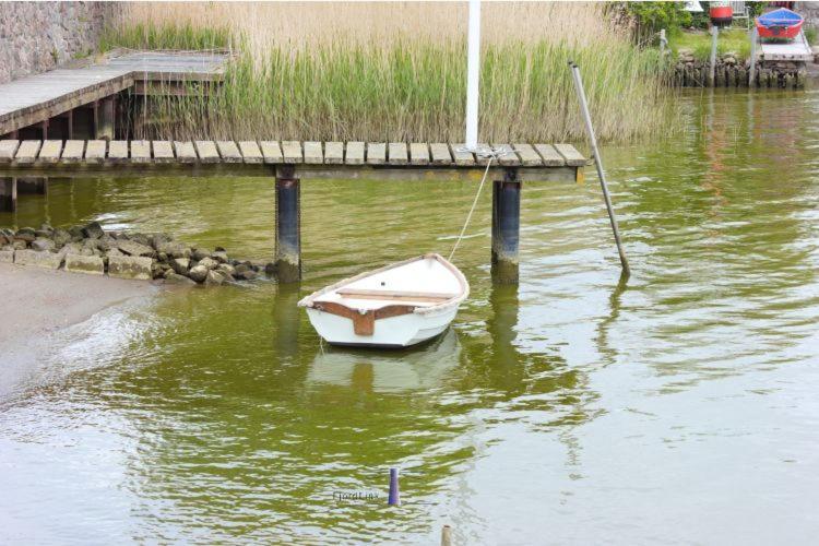 Hausboot Fjord Ankerplatz Mit Biosauna In ชลีสวิก ภายนอก รูปภาพ