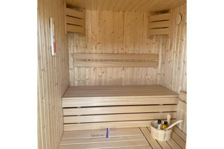 Hausboot Fjord Ankerplatz Mit Biosauna In ชลีสวิก ภายนอก รูปภาพ